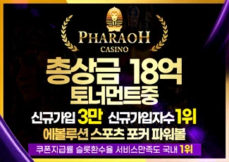 최고의 보안을 가진 메이저카지노 메이저바카라 파라오슬롯